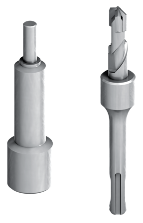 Ejot 9160105949 Stoppbor SDS-feste, for kombinasjon med slagapparat 10 x 40 mm, Innfesting