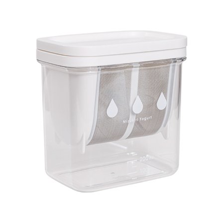 Yoghurt Si, med Finmasket Juice Si og Låg, Lækagesikker Multifunktionel Si til At Lave Tyk Græsk Yoghurt