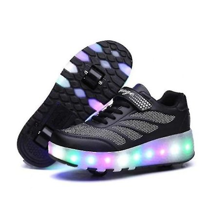 Sko med ruller Led lysende sko med ruller Roz 28-39