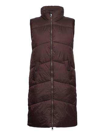 Vmuppsala 3-4 Waistcoat Brown Vero Moda