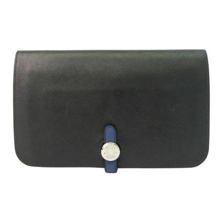 Hermès Vintage, Wallets ; Cardholders Zwart, Dames, Maat:ONE Size