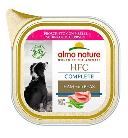 Almo Nature HCF Complete Prosciutto Con Piselli Per Cani Adulti