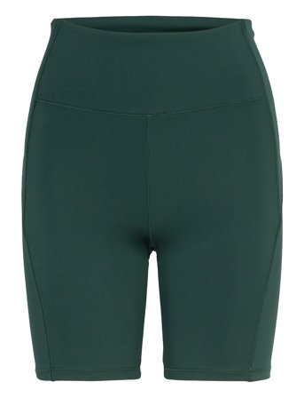 Casall High Waist Bike Shorts - Green - S