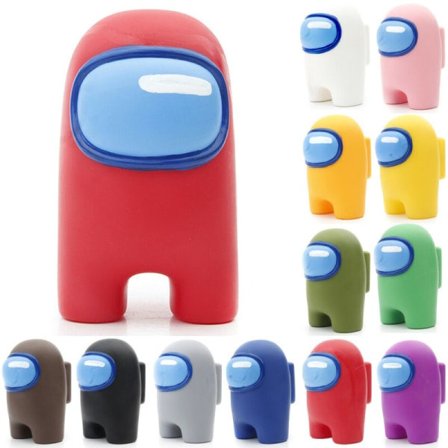 Among Us Spel Actionfigurer Dockor Barnpresent Alla Hjärtans Dag Present Rosa