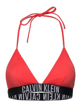 Triangle-Rp Swimwear Bikinis Bikini Tops Triangle Bikinitops Rød Calvin Klein*Betinget Tilbud