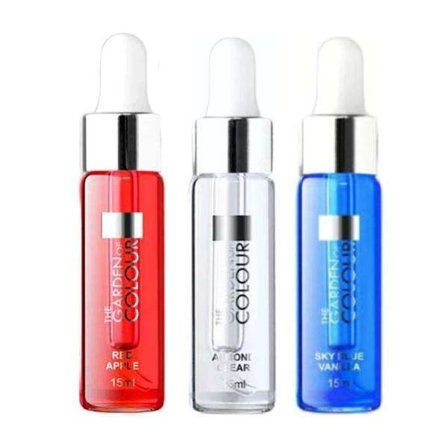 3-pack - Nagelbandsolja - Äpple, Mandel, Vanilj - 15ml