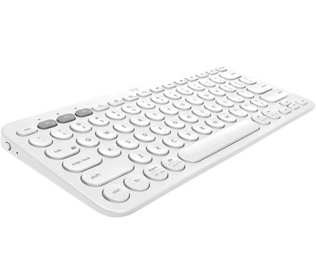 Logitech K380 Multi-Device Bluetooth Keyboard - tastatur - Tysk - elfenbenshvit Inn-enhet