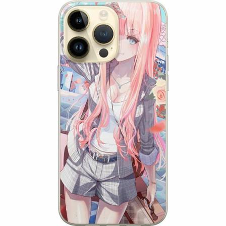 Apple Iphone 14 Pro Max Genomskinligt Skal Anime Girl Cute