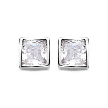 Sølv 925 vedhæng fra Luxenter med lyse zirkoner, belagt med rhodium-finish - Kisyn