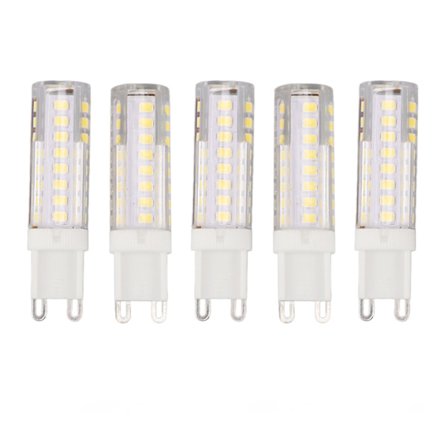 5 st 7W dimbar G9 LED-lampa LED hög ljusstyrka energibesparande ljuskälla G9 Bi Pin-lampa 220V