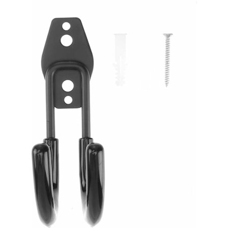 Veggmontert hageslangeholder - Svart - For hageslange - Høy ytelse