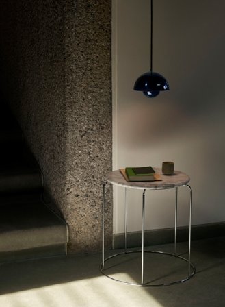 FLOWERPOT VP10 PENDEL. STEEL BLUE