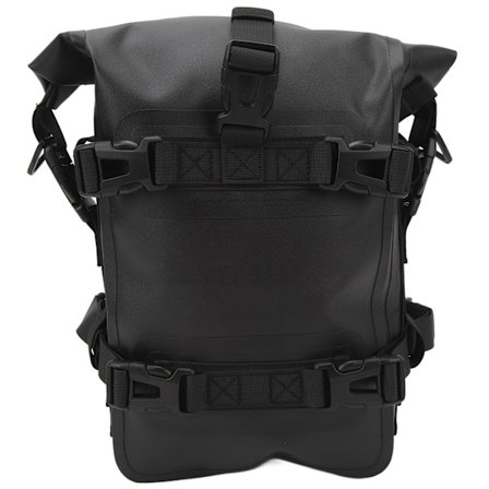 Motorsykkel Crash Bar Bag 4L Vanntett Quick Release Universal Motorsykkel Hale Bag Sideveske for Reiser Svart