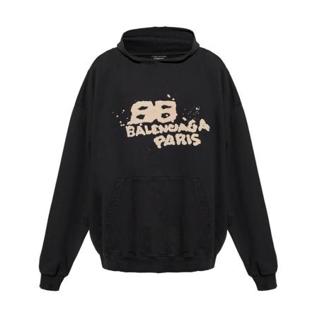 Balenciaga Sweatshirts & Hoodies , Zwart , Heren , Maat: S