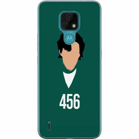 Motorola Moto E7 Genomskinligt Skal Squid Game