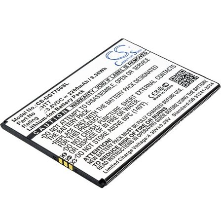 Batteri for smarttelefon, mobil for Doogee T7, T7 Pro, Homtom HT7