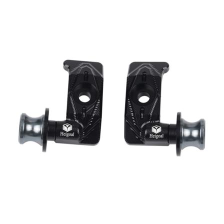 Motorcykel aluminium baghjul gaffel aksel skyder Svingarm Stand Pick Up Kædejustering Modificeret tilbehør til MT07 FZ07