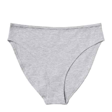 Å WOMAN Briefs i bomull MIRA Trosor Grå S