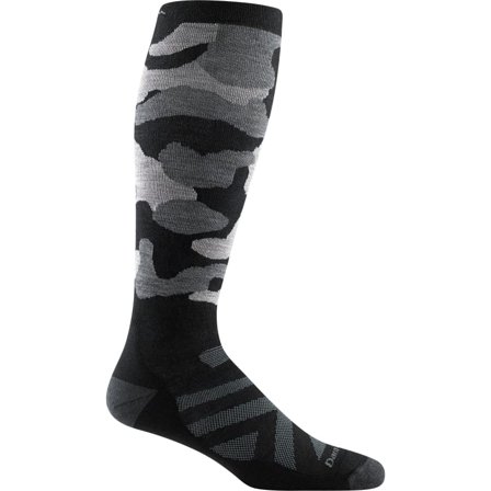 Darn Tough Camo Over The Calf Cushion Men hiking socks Black XL