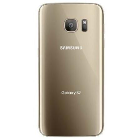 Galaxy S7 Edge Back Akun suojus alkuperäinen (GOLD) Guld