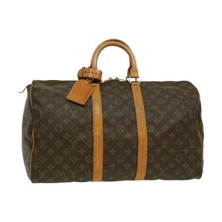 Louis Vuitton Vintage, Pre -owned Keepall 45 Bruin, Dames, Maat:ONE Size