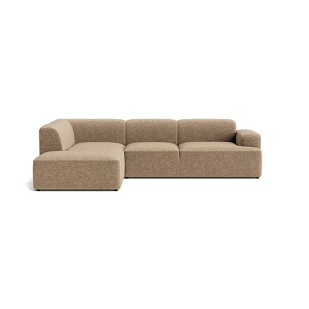Madrid hjørnesofa, venstrevendt - Anthology Mørk Beige - 297x219x75 - Sofa, hjørnesofa