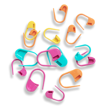 Pony Strikkemarkører Mix 15stk