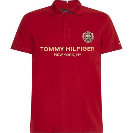 Tommy Hilfiger, Polo Shirts Czerwony, Mężczyzna, Rozmiar: M