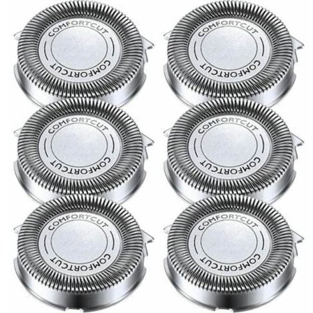 Replacement Shaving Heads for Philips 1000/2000/3000 Series (6-Pack)