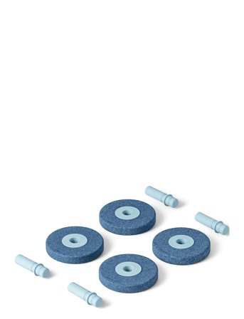 4 X Foam Wheels Blue MODU