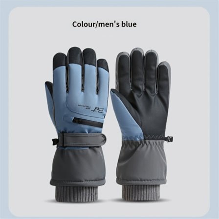 Et par nye smarte skihandsker til par, tykke vinterhandsker til mænd og kvinder, velegnet til bjergbestigning, [DB]