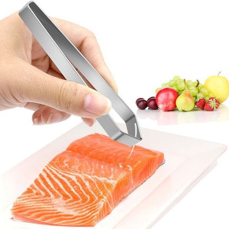 Kalanruotopihdit Ruostumaton teräs Pinsettipidike Vetotyökalu Poistaja Pihtongit Kalanruoto Nyppimisklipsi Keittiötarvikkeet Lisävarusteet