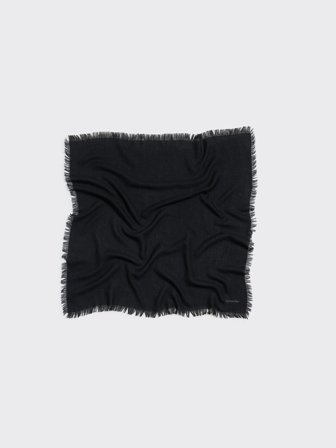 Holzweiler Fine Wool Scarf Fringed - Black - Unisex - One size