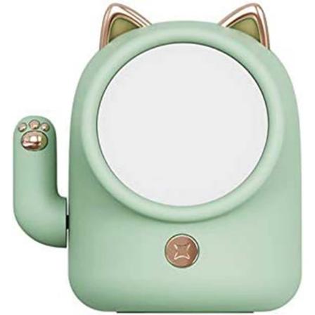 Lykkekatt nattlys, USB-oppladbar nattbordslampe med berøringskontroll og sovefunksjon
