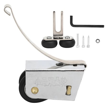 Skyvedør Trinse Dobbel Rad Ruller Øvre Nedre Hjul SkyvTrekk Fleksibel Maskinvare