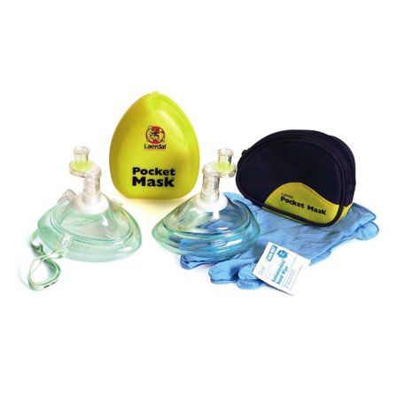 Laerdal Pocketmask i mjukväska - Lyreco - Skyddsutrustning - Första Hjälpen - Andningsmasker