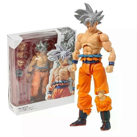 Dragonball Super Son Goku Ultra Instinct SHF Samlarfigur PVC Modell Figurer