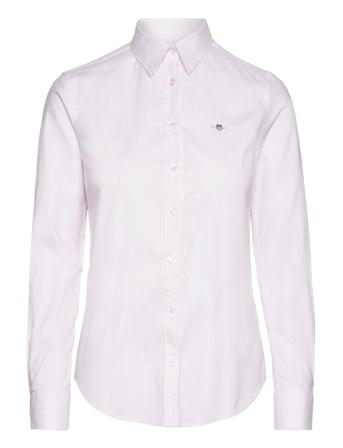 Slim Stretch Oxford Striped Shirt Pink GANT