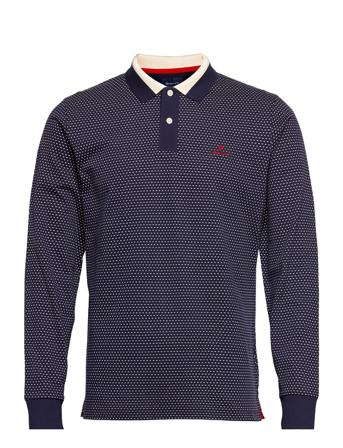 D1. Mini Jacquard Ls Rugger Blue GANT