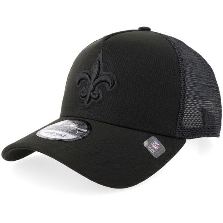 New Era - NFL Svart trucker Keps - Hatstore Exclusive x New Orleans Saints 9FORTY Black A-frame Trucker @ Hatstore
