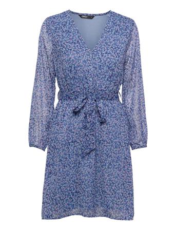 Onlcera 3/4 Short Dress Wvn Kort Kjole Blå ONLY