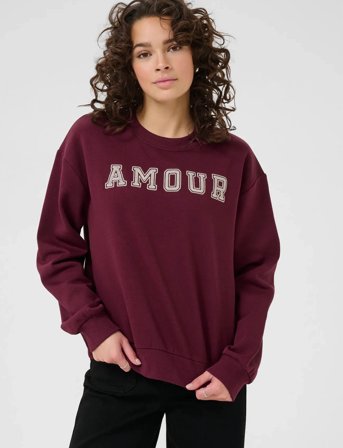 Kaffe Kaelenora Sweatshirt - Burgundy - M