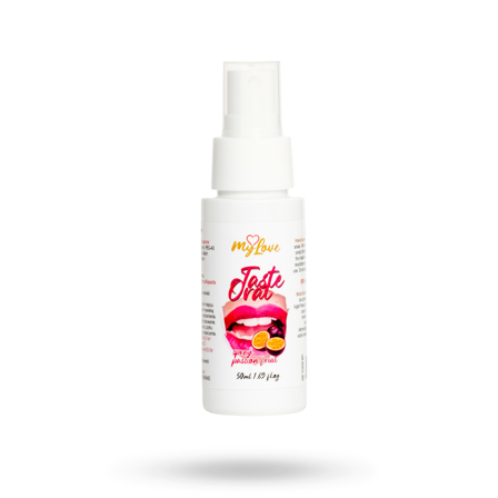 Oral Sex Spray Passion Fruit 50 ml- Vuxen.se - Smaksatt & ätbart - Massageoljor, ätbar body paint, bj blast, bj spray