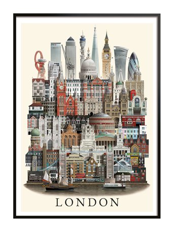 Martin Schwartz | London Small Poster | A3