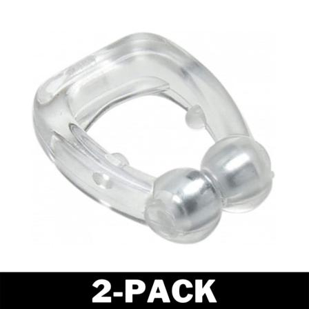 Anti-snarkning Magnetisk Näsklämma Silikon 2-pack