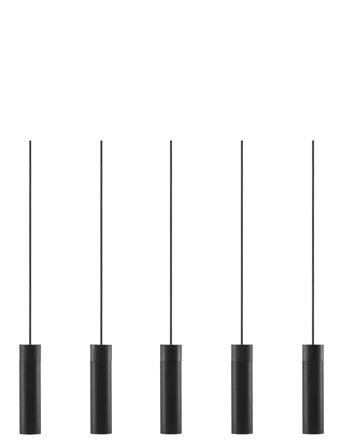Tilo / 5-Pendant Home Lighting Lamps Ceiling Lamps Pendant Lamps Black Nordlux