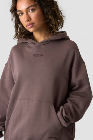 Essence Hoodie Dusty Brown