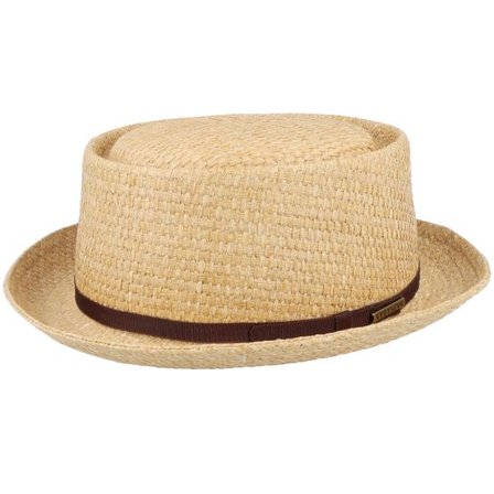 Stetson - Beige porkpie Hatt - Pork Pie Toyo Natural Straw Hat @ Hatstore