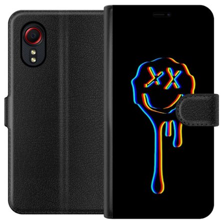 Kompatibelt Plånboksfodral till Samsung Samsung Galaxy Xcover 5 Melting Smiley