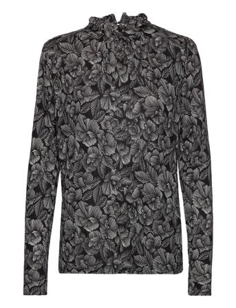 Top Erica Printed Bluse Langermet Multi/mønstret Lindex